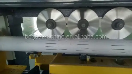 Plastic Pipe Slotting Machine