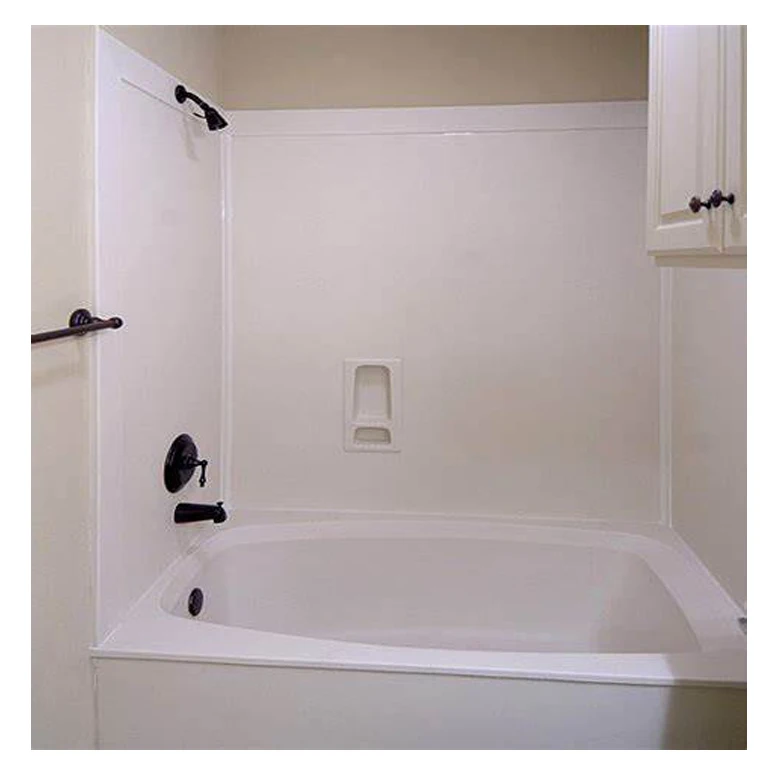 Hotel Bath Shower Wall Slab White Cultured Marble Tub Surrounds Buy