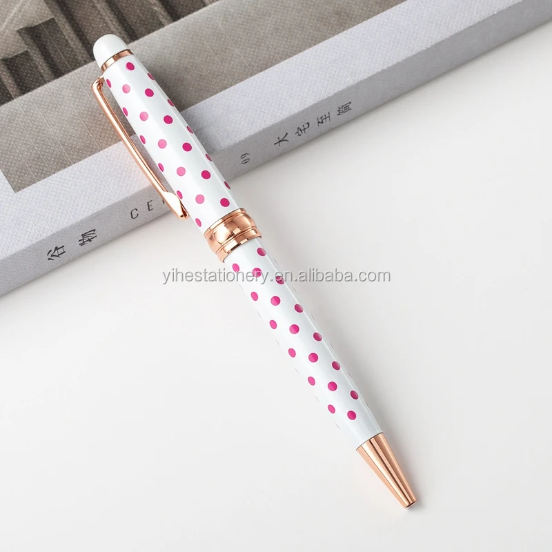 Luxe Polka Dot Ballpoint Pen – Nikki's Paper