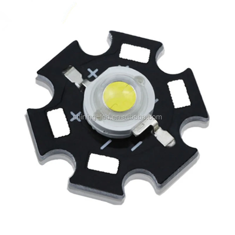 Bridgelux Chip 3W 1W High Power LED with Star Aluminum Heat Sink PCB