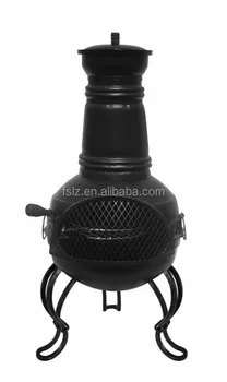 Small Cast Iron And Steel Chimenea Multi Fuel Buy Outdoor Fire