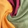 China made thick micro brown faux sofa cover suede fabric