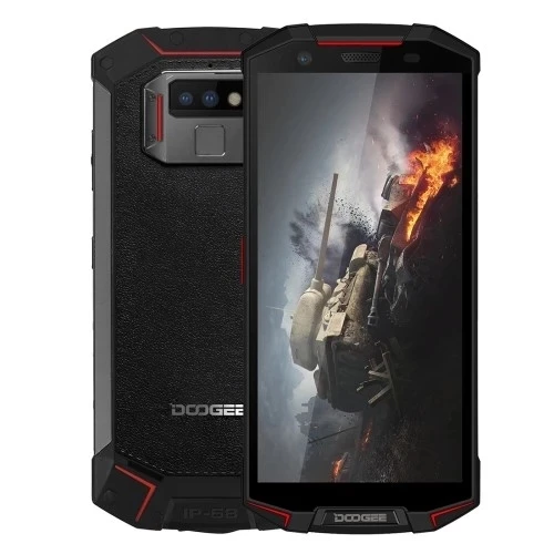 

2019 New Arrival DOOGEE S70 Rugged 4G Phone 6GB+64GB Android8.1 Wireless charging Mobile Phone, Black;red