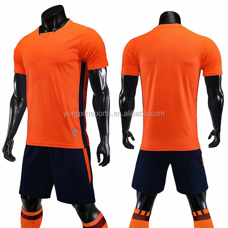 Top Sale Wholesale High Quality Football Shirt Uniform Custom Design Soccer  Jersey Wear Orange Football Kit - Buy Top Sale Wholesale High Quality