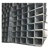 Factory direct selling thin wall galvanized square pipe material Q235B 20*20-300*300*8* 12,000 complete specifications