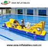 Inflatable Pirate Ship And Shark Water Obstacle Course Games