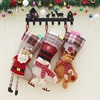 Holiday Tree Hanging Christmas Stocking Animal Head Plush Christmas Stocking