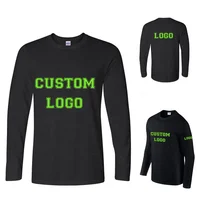 

Wholesale high quality cheap custom logo 100% cotton men long sleeve t-shirt printing