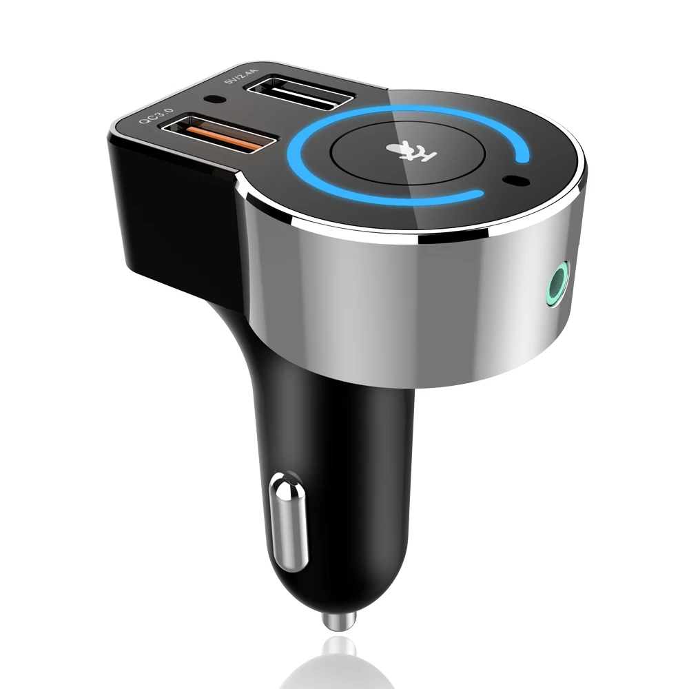 Newest Item Smart Voice Alexa Car Charger Bt5.0 Wireless Stereo Car