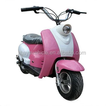 pink gas scooter