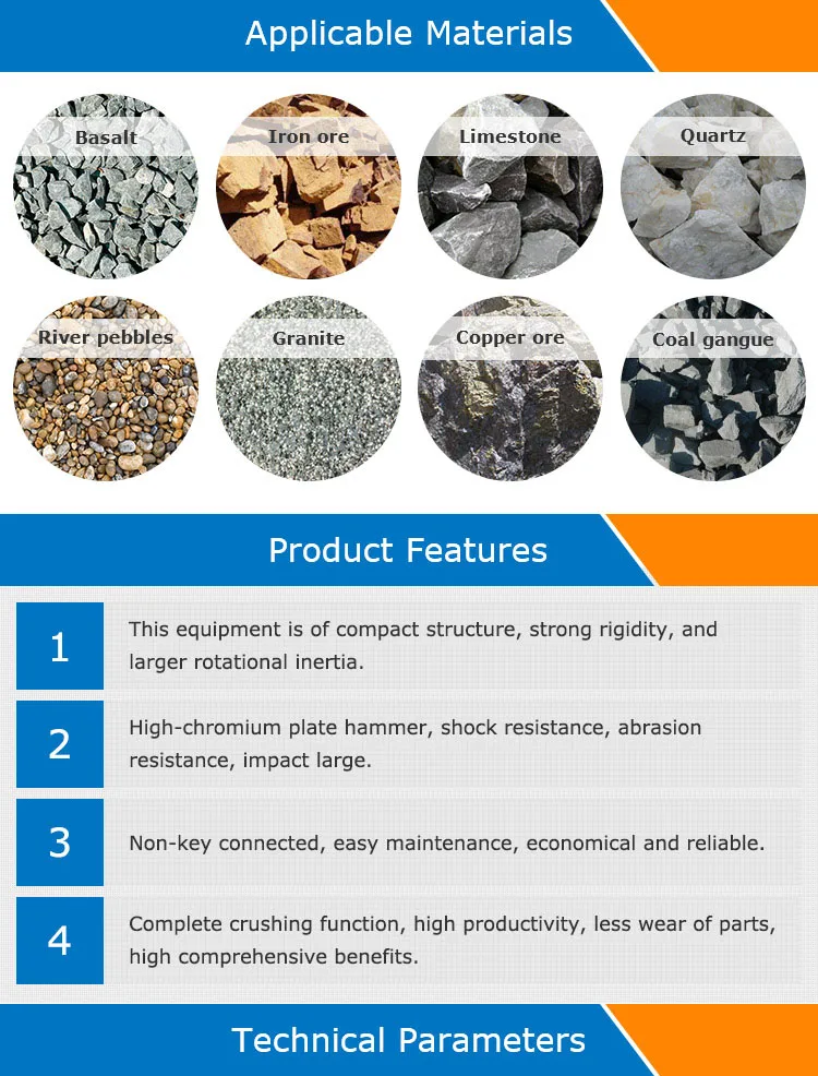 High Efficiency Stone Crusher Double Rotor Pf 1010 Series Impact Crusher