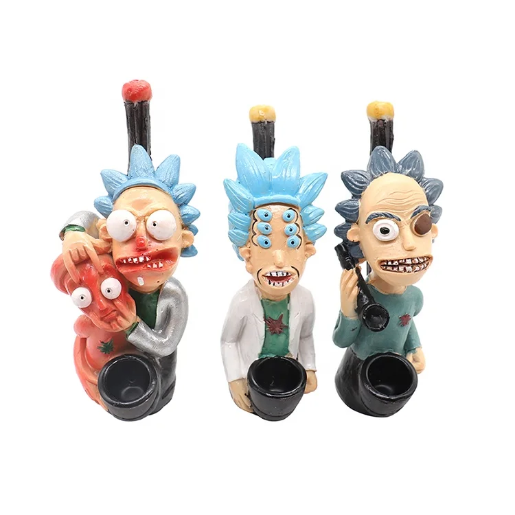 Rick and Morty Creative Gift Resin Smoking Pipes