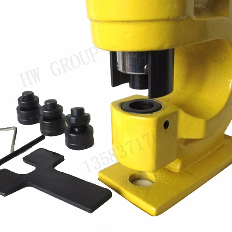 Square hole puncher hydraulic small cheap hole punching machine