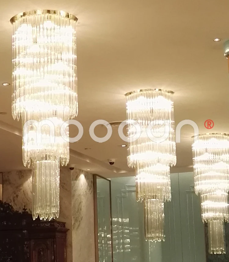 US style Black color modern decorative lighting water drop crystal chandelier