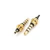 threaded type screw plug 3.5mm connector,35mm plug threaded