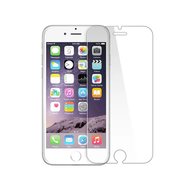 

Mobile accessories anti fingerprint 0.3mm 9H 2.5D screen protector for iphone 6 tempered glass