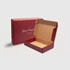 Small 15 x 10 x 4 Kraft/Black/White/Pink Tuck Top Corrugated Mailer Box