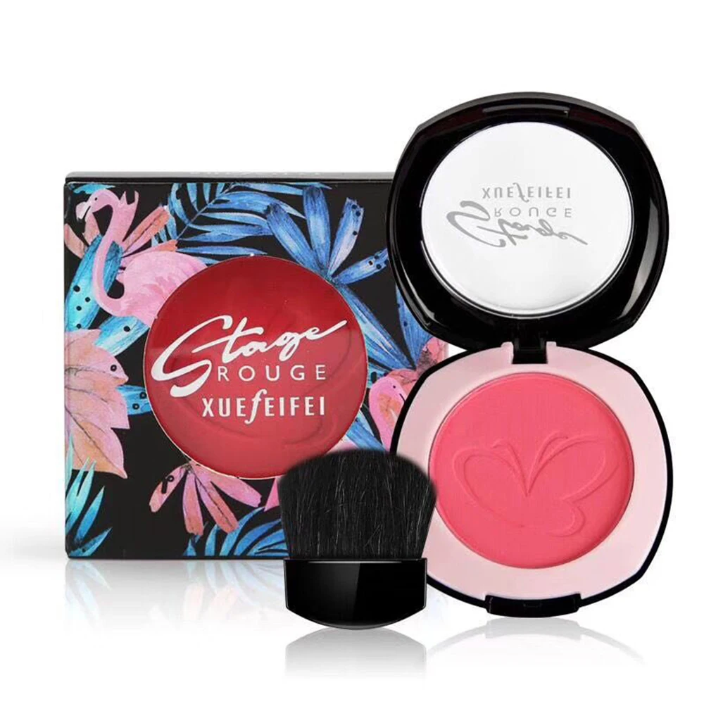 

Wholesale Make Your Own Brand Cosmetics Cheek Single Blush 12 Colors