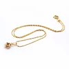 XPN 40024 xuping two tone knot gold plated fashion jewelry set