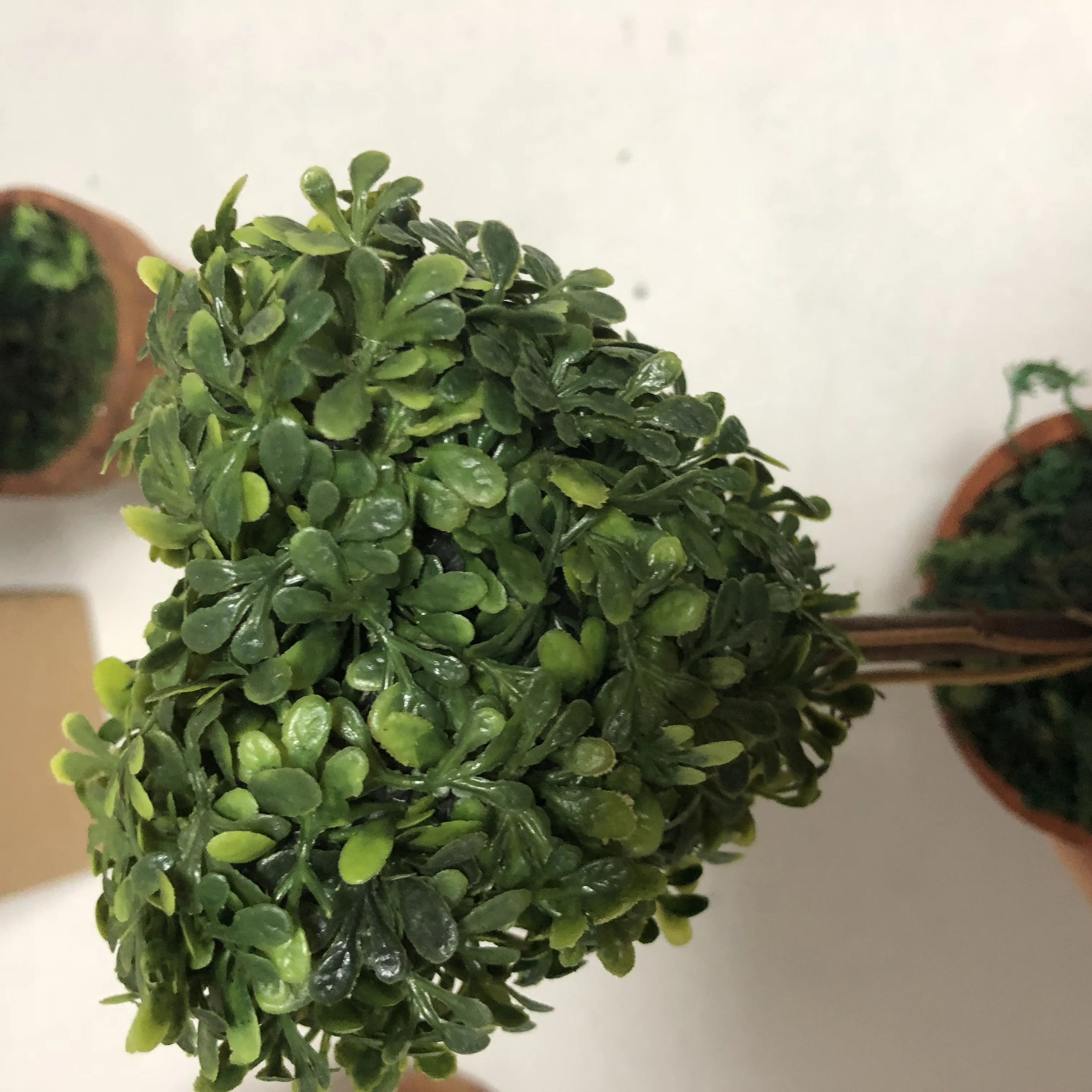 1 Set 3 Botton Mini Artificial Plant Decor Decorative Potted Plant For Living Room Home Office