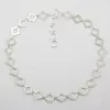 Open Diamond Shapes Fashionable 925 Silver Necklace