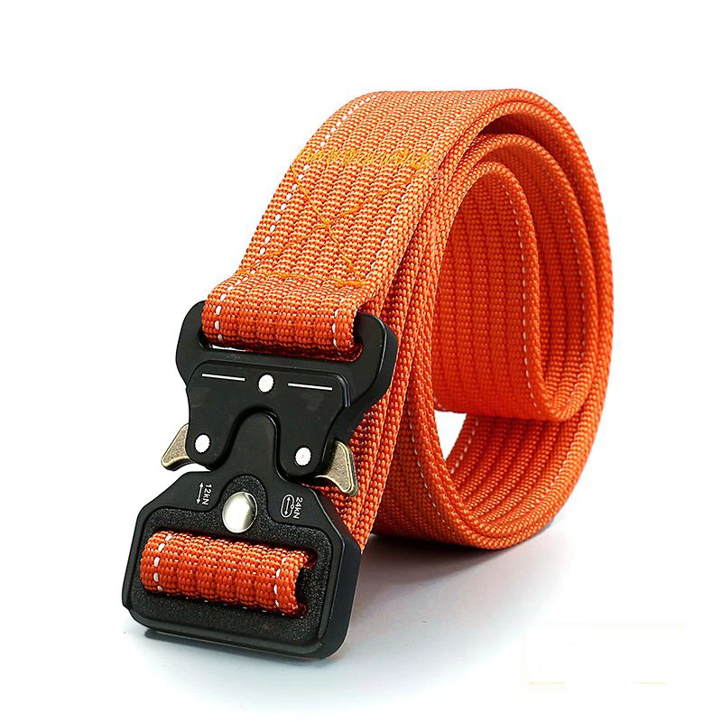 
OEM fabric nylon waist alloy buckles military belt fashion custom designer fabric mens tactical belt  (60758254254)
