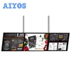 Unique Special design 32 inch Wide screen hanging wall mount LCD player for supermarket TV display