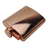 Promotion Hot Sale Flask Liquor Rose Gold Electroplate 201 Stainless Steel Hip Flask