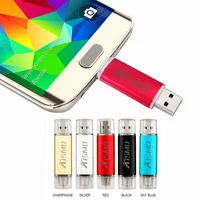 

Kismo USB2.0 Memory Stick 8G 16GB Gift U Disk OTG USB Flash Drive Metal Pen Drive For Samsung S6 S7 Edge Android Phones