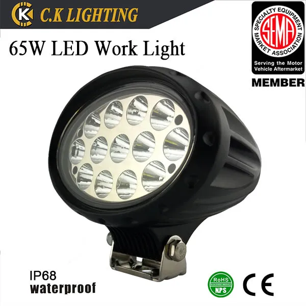 Super bright 60w magnetic led work light for tractor