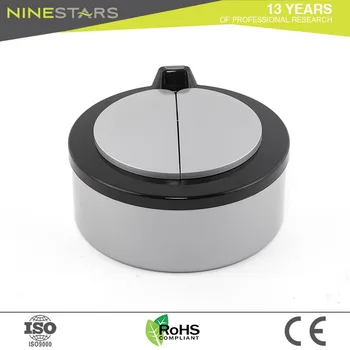 Horizontal Open Ninestars Countertop Desk Secure Trash Can