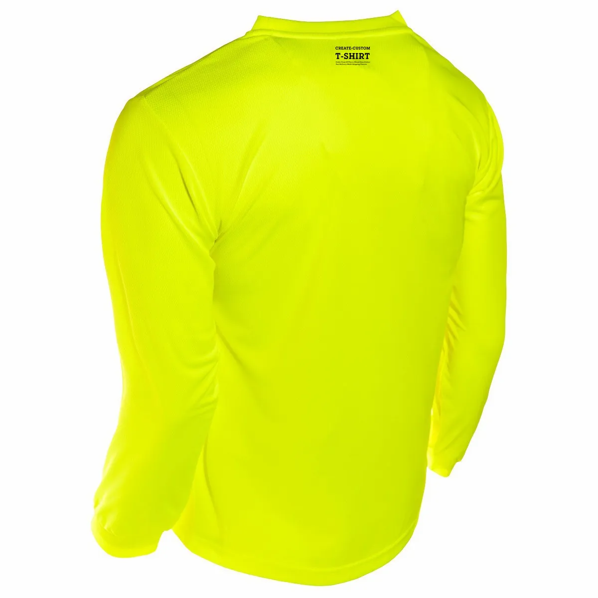 Wholesale Microfiber Long Sleeve T-shirt,Neon Green And Orange Safety ...
