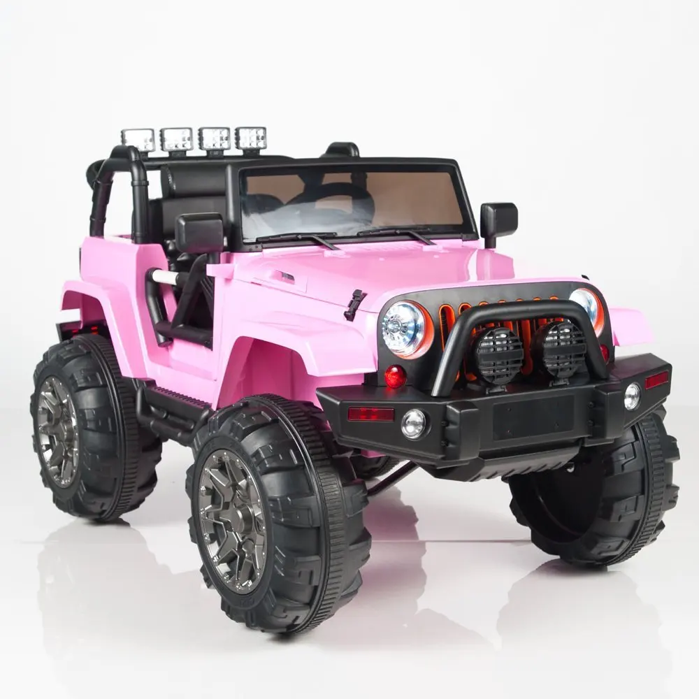 pink jeep ride on toy