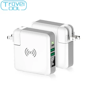 Travelcool 6700mAh Wireless Power Bank Dual USB & Type C