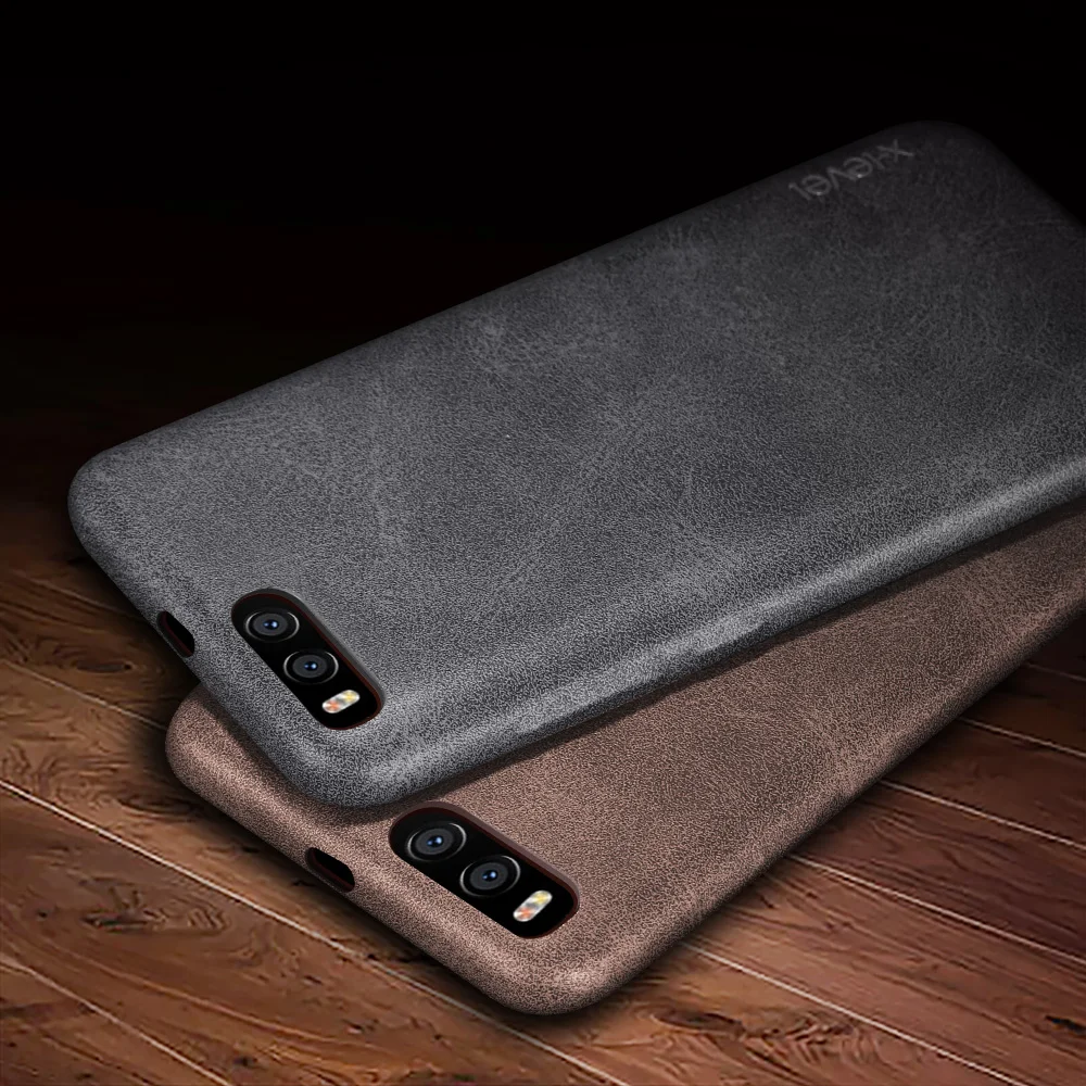 

X-level Luxury PU Leather Phone Case For Xiaomi Mi 6 Back cover, Black;light golden;dark coffee