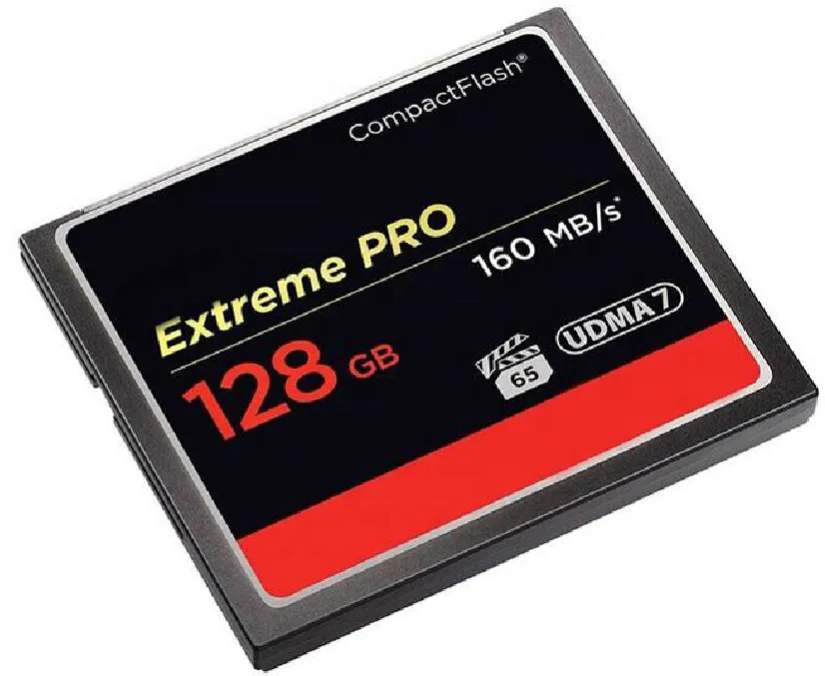 

Real Memory Supplier OEM New Brand 128GB Extreme PRO 1067X UDMA 7 4K 160MB/s Compact Flash CF Memory Card