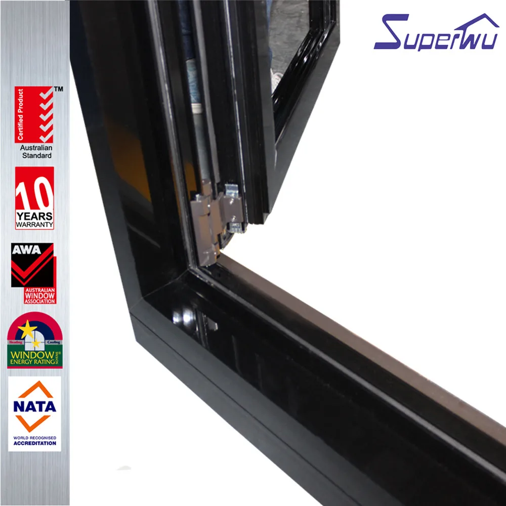 German Hardware Thermal Break Aluminium Folding Patio Doors/Aluminium Bi Fold Doors Best Quality