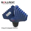 Three And Four Wing Chevron And Three Wring Step Drag Bit Mining Bit