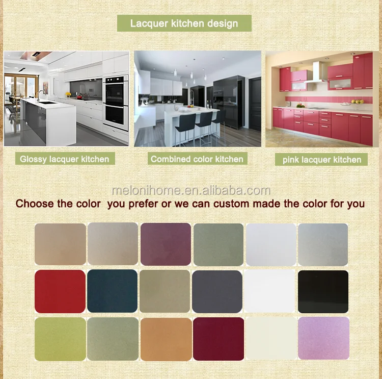 lacquer kitchen design