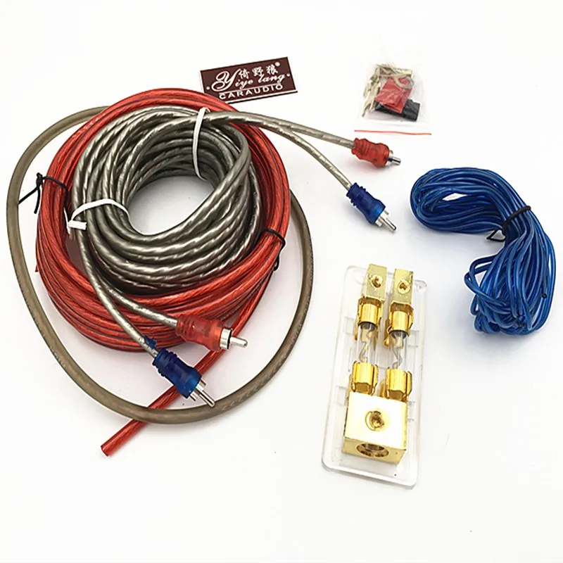 Car Audio Subwoofer Sub Amplifier Amp Wiring Kit Set Power Installation