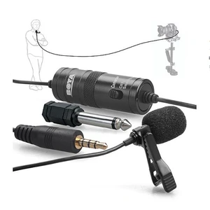 Lightweight Microphone Boya BY-M1 3.5mm Condenser Mic For DSLR Recording