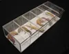 customized acrylic animal display case component with sliding door
