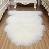 High Quality 100% fake wool shaggy sheep skin faux fur carpets area rugs