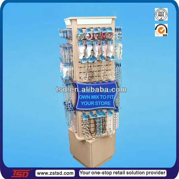 wood jewelry display stand 1