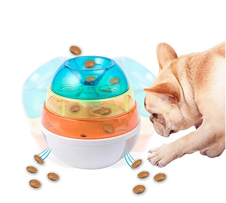 

Amazon Hot Sale Creative Pet Tumbler Leakage Food Feeder Toy Dogs Cats Fun Bowl Interactive Dog Toys for Cats 25-35 Days 5-7days