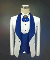 

Morili Groom suit gold Navy blue Men Suits custom 3 piece slim fit wedding suits Blazer for men MMA203