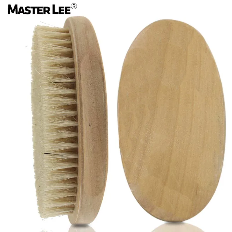Masterlee Brand Custom Wholesale Bamboo Boar Hair Bristle Beard Brush, Customised