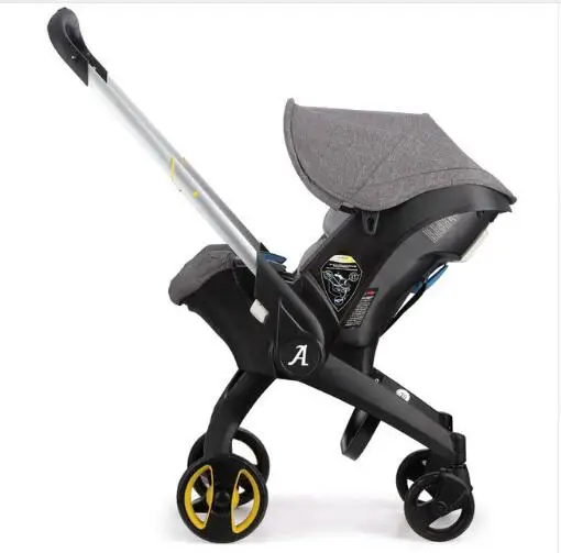 

Famous Baby Stroller 3 in 1 Carrycot Seat 2 in 1 Stroller With Car Seat Baby Carriage High-landscape Pram For Newborns