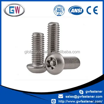 T40 T25 T20 T10 Button Head Torx Screw