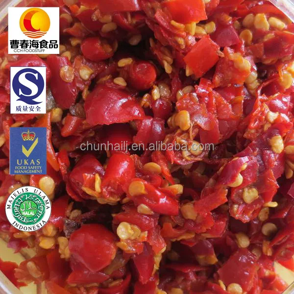 
Manufacturer Supplier Spicy hot Chilli Sauce, Extra Hot Chilli sauce delicious taste with FDA ISO HACCP HALHAL certificate 